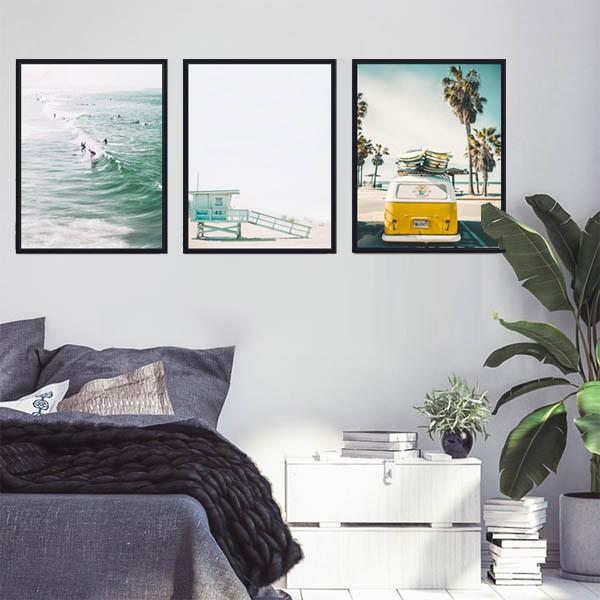 ホリーK アート ビーチ サーフィン 3枚セット ホリーK アート ビーチ