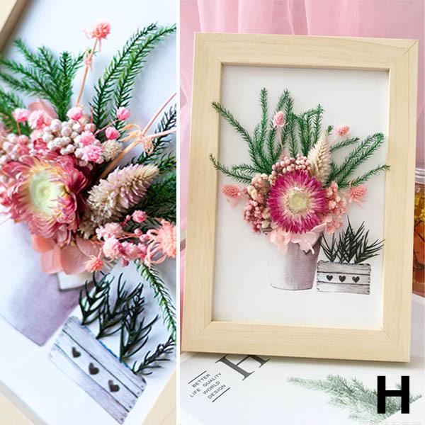 ドライフラワーアート 製作キット 花材 フォトフレーム 3D
