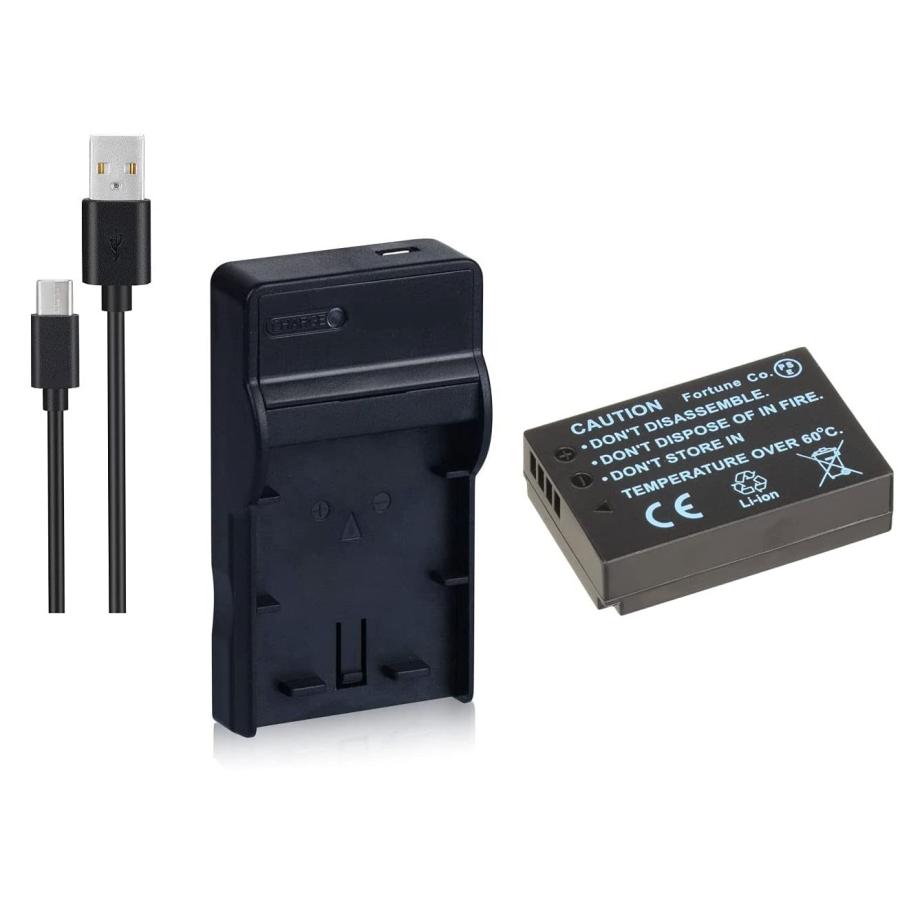 DC136 USB型充電器 LC-E12 と キャノンLP-E12 互換バッテリーのセット