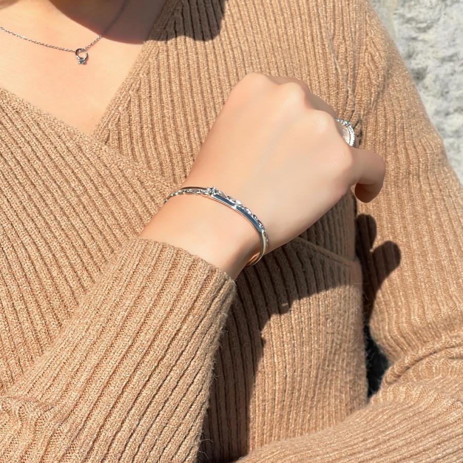 レディースバングル シルバー925 スターリングシルバー シルバー