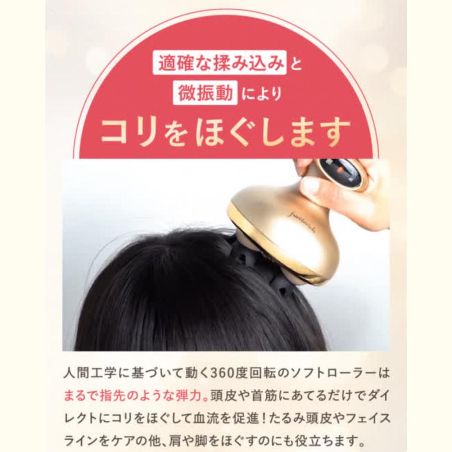 fuettarich（フエッタリッチ） スカルプ ヘッドスパ ems ブラシ 家電