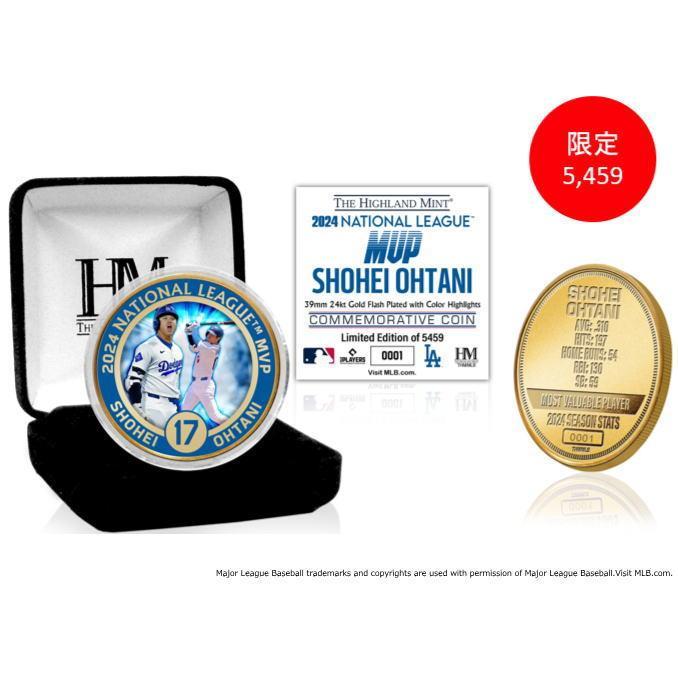 ドジャース 大谷 翔平 2024 NL MVP 受賞記念 ゴールドコイン : プラス