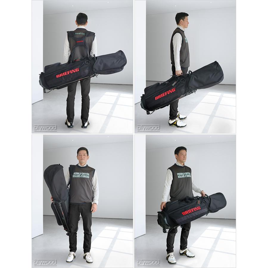BRIEFING（ブリーフィング） キャディバッグ [ブラック ネイビー