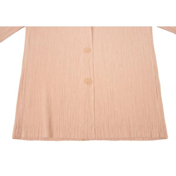 ISSEY MIYAKE（イッセイミヤケ） プリーツ3Bジャケット ピンク2