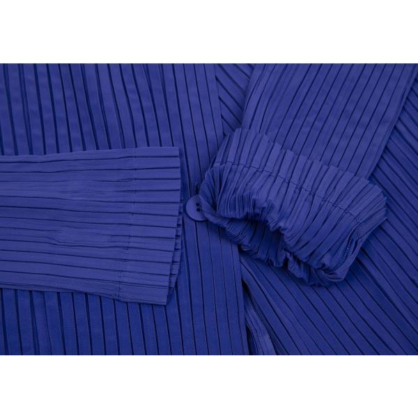 ISSEY MIYAKE（イッセイミヤケ） プリーツ1Bジャケット 青2