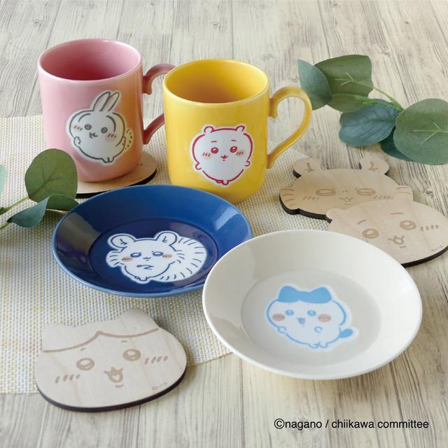 爆買 ちいかわ木製コースター ダイカットフェイス4種セット 4枚セット