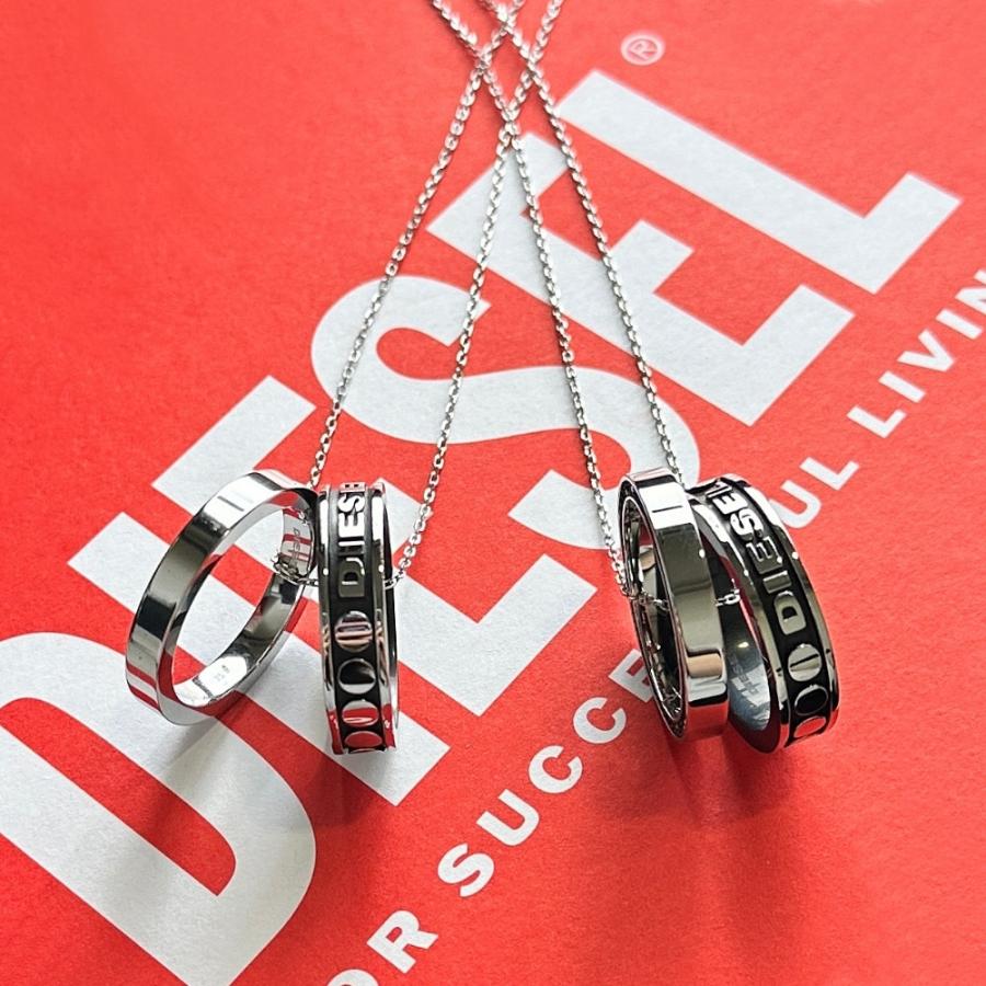 DIESEL（ディーゼル） ラッピング済 ギフトセット ペアネックレス