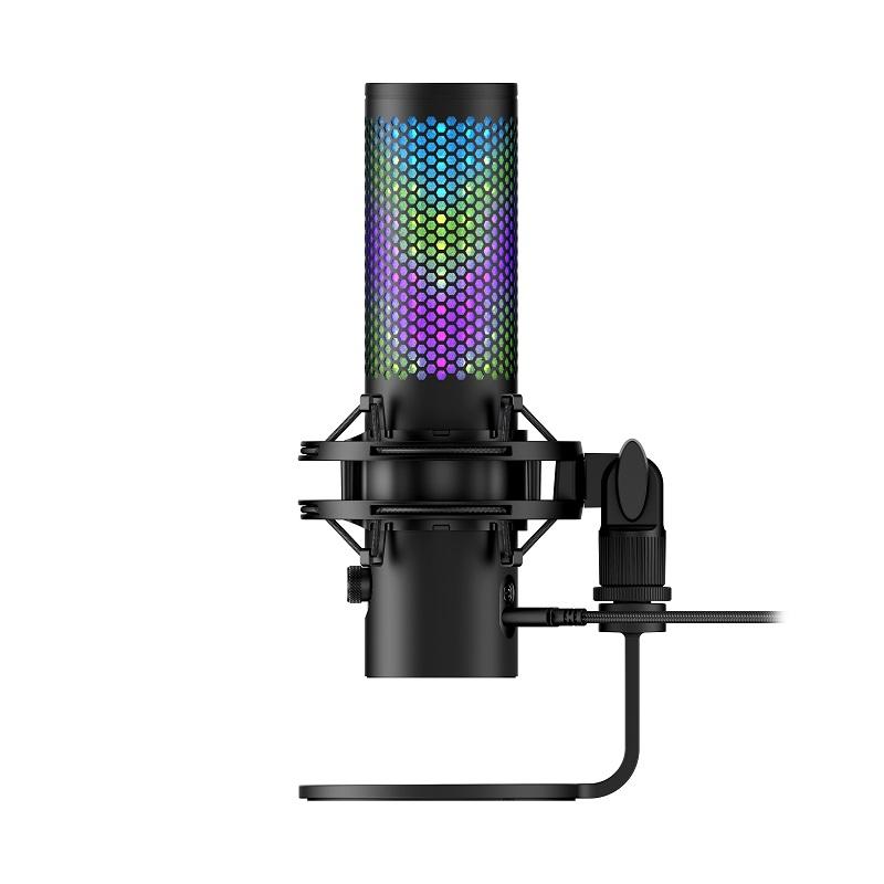 HyperX QuadCast 2 S コンデンサーマイク USBマイク ブラック 9A273AA