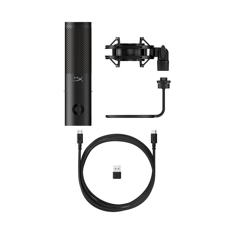 HyperX QuadCast 2 S コンデンサーマイク USBマイク ブラック 9A273AA