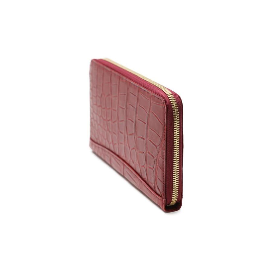 LE'SAC（レザック） クロコダイル ポロサス ラウンドジップ長財布 LE