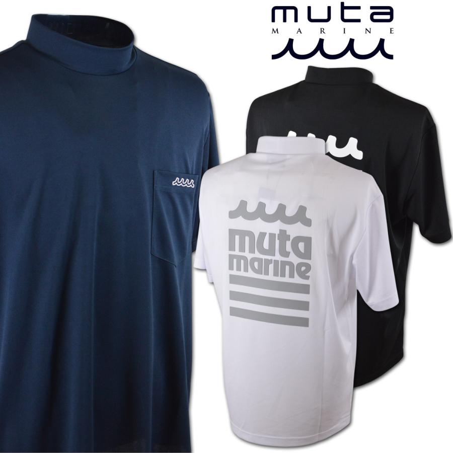 muta（ムータ） 半袖ハイネックシャツ メンズ ゴルフウェア モック