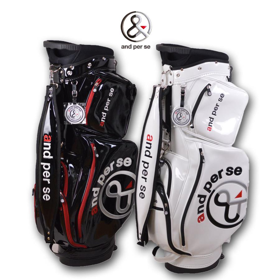 and per se（アンパスィ） キャディバッグ スタンド式 メンズ ゴルフ