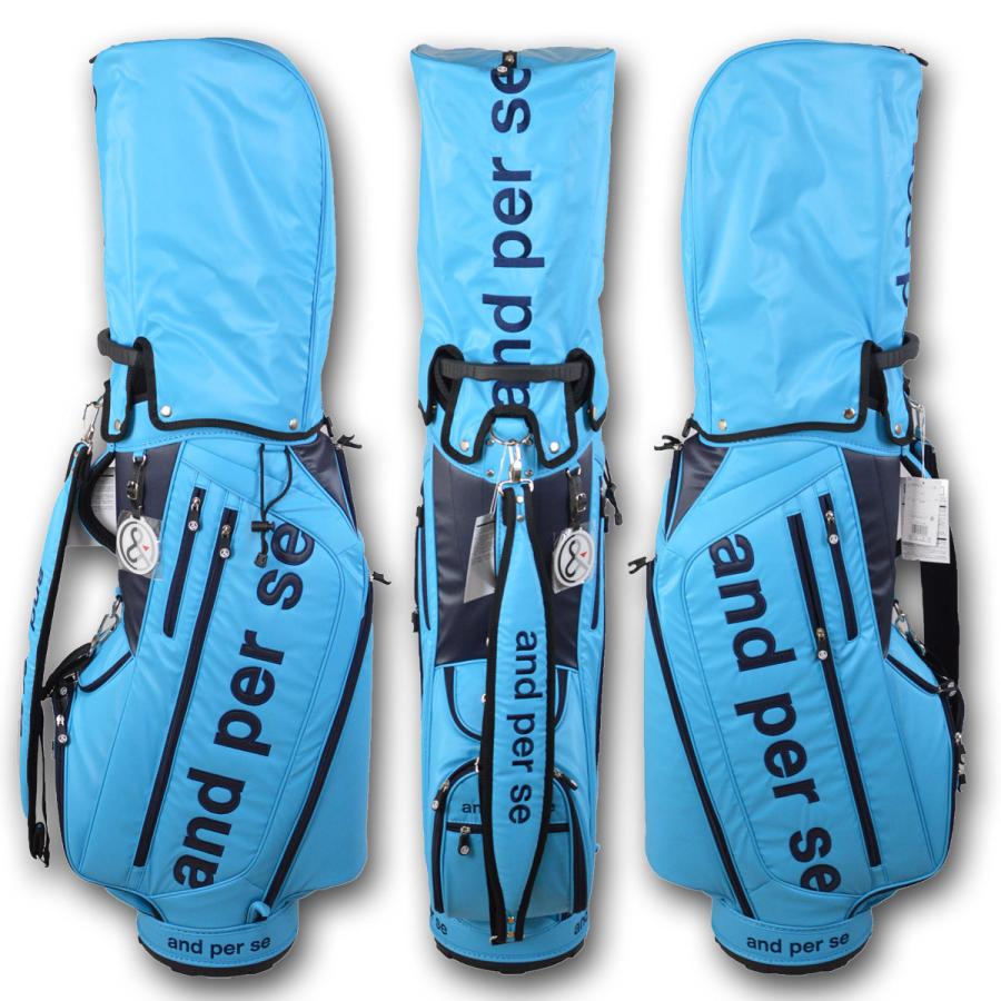 and per se（アンパスィ） キャディバッグ メンズ レディース ゴルフ