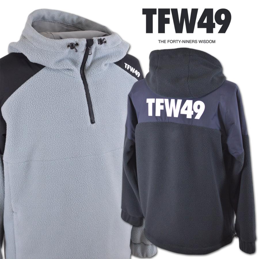TFW49 プルオーバー ゴルフウェア メンズ 秋冬用 グレー 黒 紺 M L