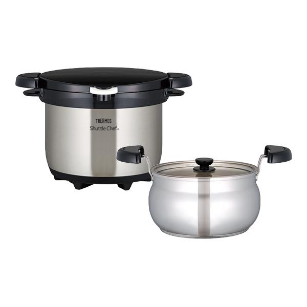 シャトルシェフ 真空保温調理器 3L IH対応 サーモス クッキングブック