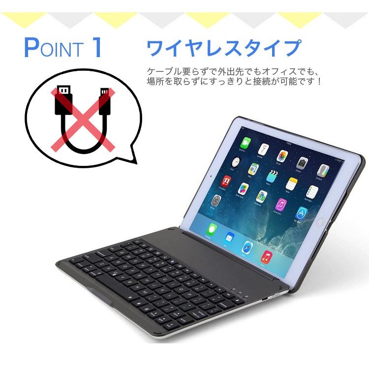 キーボード付き ケース iPad Pro 9.7 / 9.7(2018/2017) air2 mini4