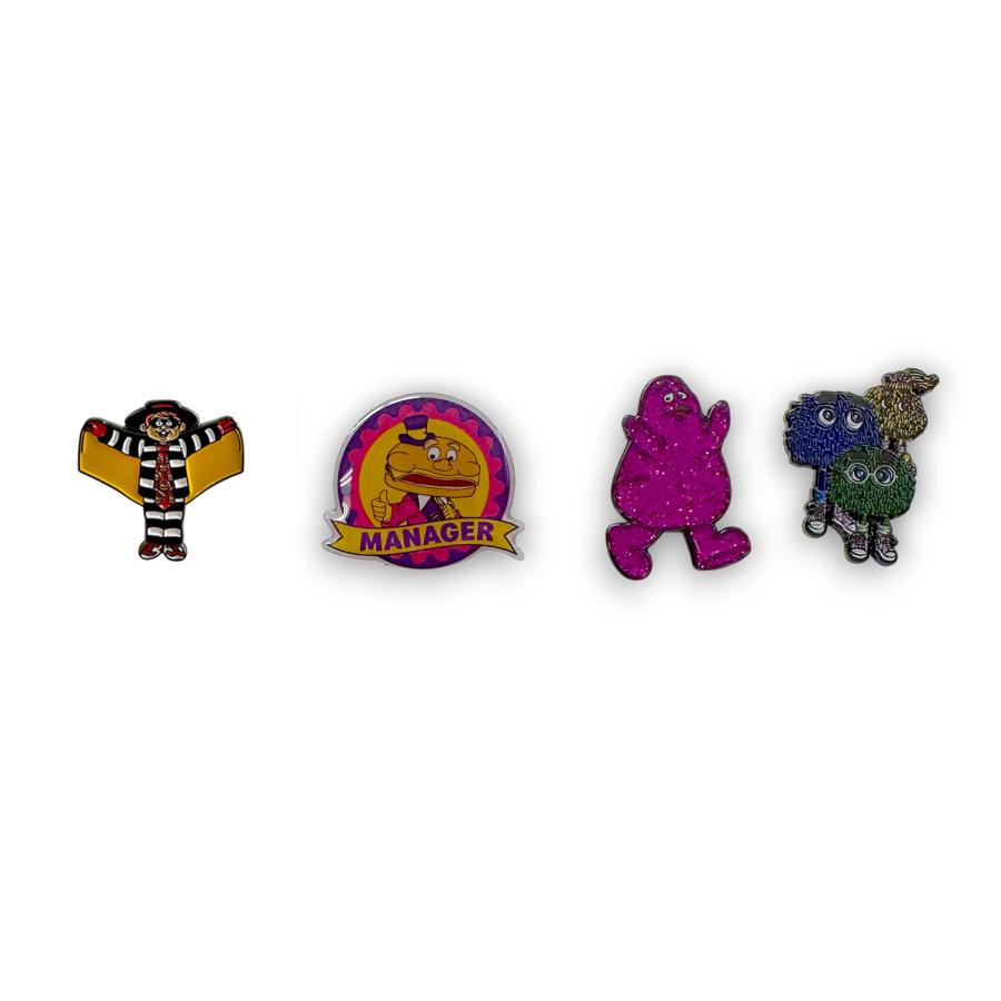 McDonald's PINS マクドナルド ピンズ バッジ グリマス フライ
