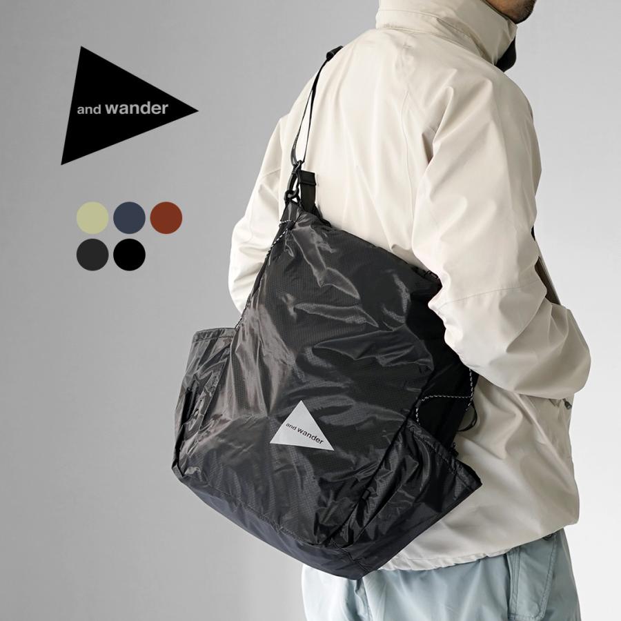 and wander（アンドワンダー） シル トート バッグ 2025年モデル