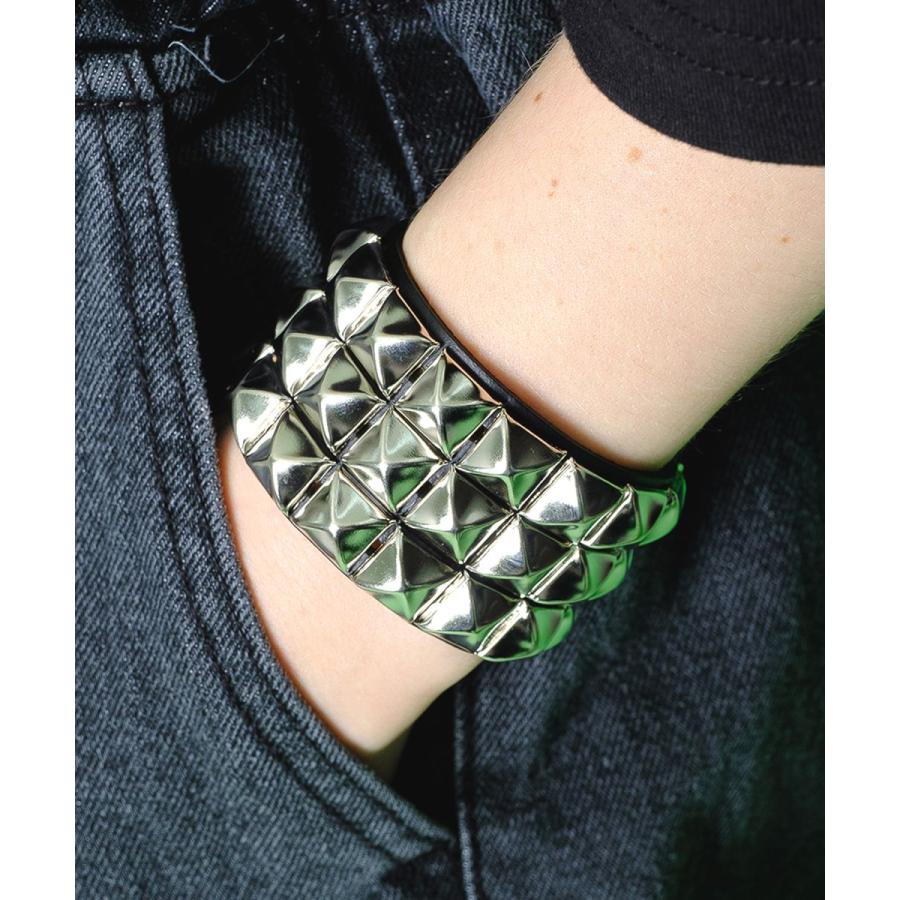 スタッズ ブレスレット メンズ レザーブレスレット レディース 革