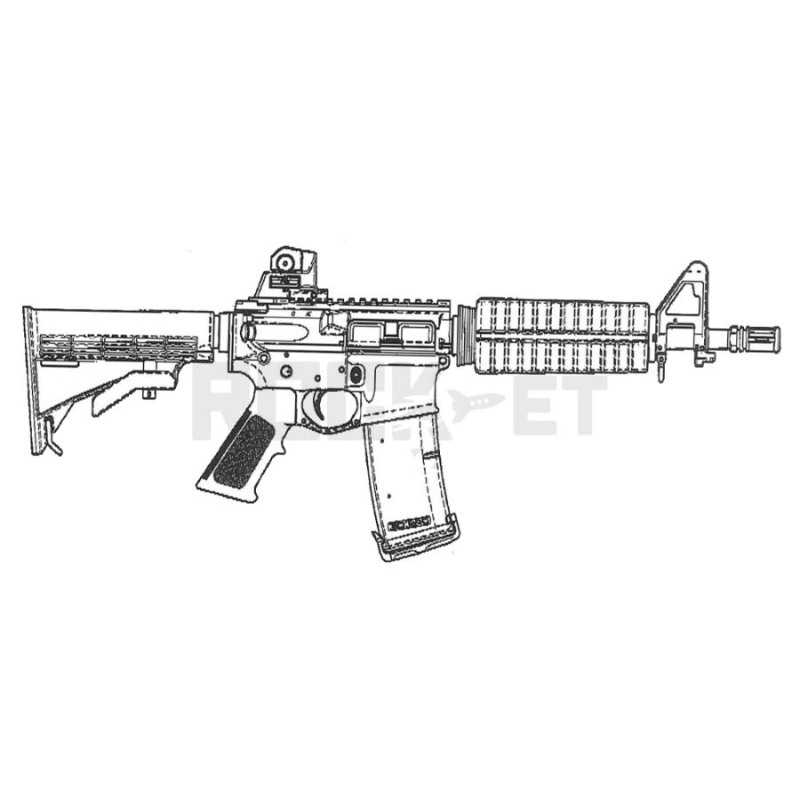 タニオコバ M4 10.5inch ショート モデルガン : ROCK-et Yahoo!店