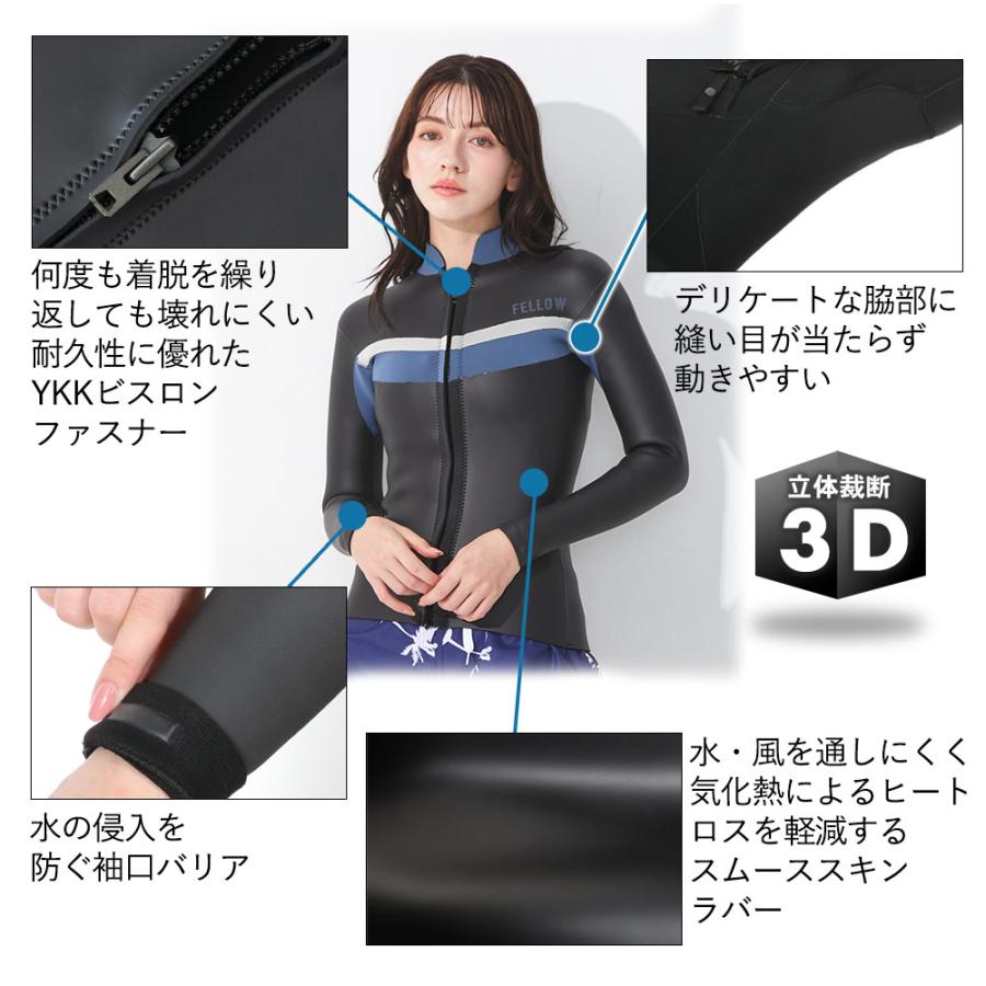 FELLOW 【最大22%お得!】FELLOW ウェットスーツ タッパー 3mm