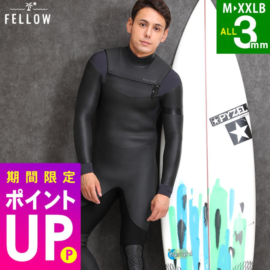 FELLOW 【2/25はP5倍】FELLOW セミドライ ウェットスーツ メンズ
