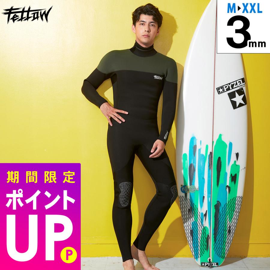 FELLOW 【最大22%お得!】FELLOW ウェットスーツ フルスーツ メンズ