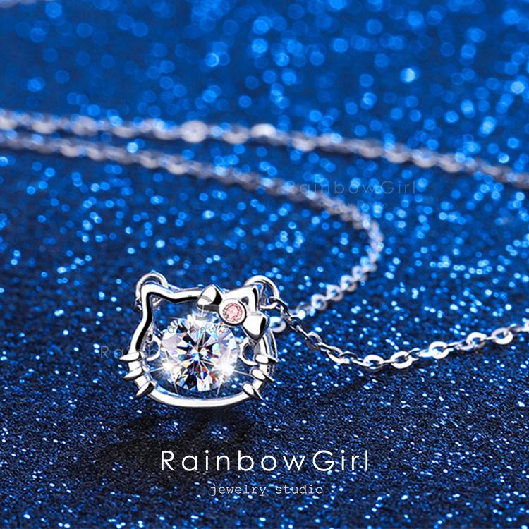 RainbowGirl ネックレス レディース キティ Kitty 猫 子猫 可愛い