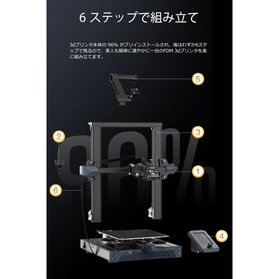 正規代理】Creality Ender-3 S1 3Dプリンター 静音 自動レベリング 近