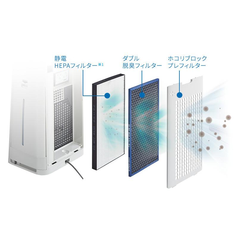 SHARP（シャープ） (送料無料)シャープ KI-JS50-W 加湿空気清浄機