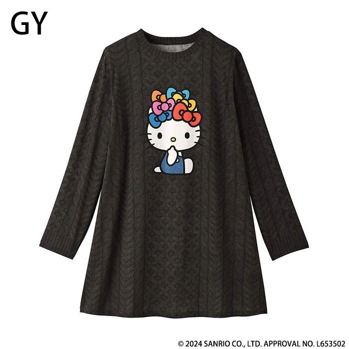 WACOAL（ワコール） ワコールカルソン ハローキティコラボ ニット風T