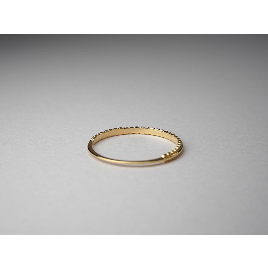 K18 レース リング 地金リング 地金 指輪 ピンキーリング 18k 18金