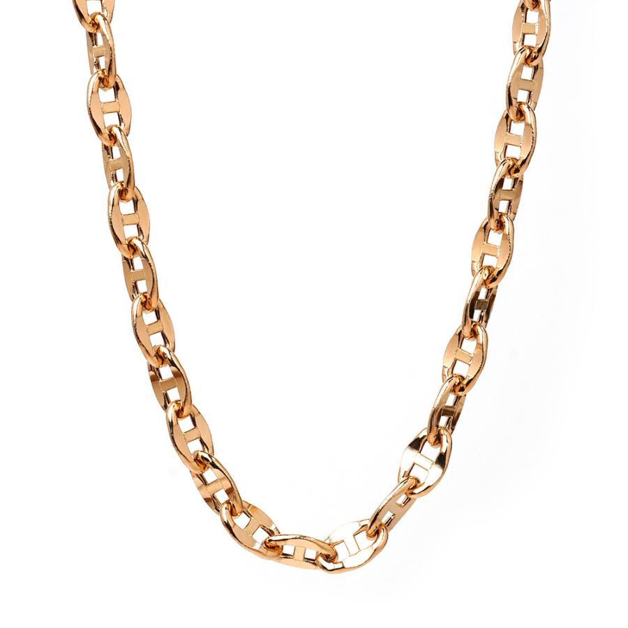 K18 アンカー ネックレスチェーン 3.3mm チェーンネックレス メンズ