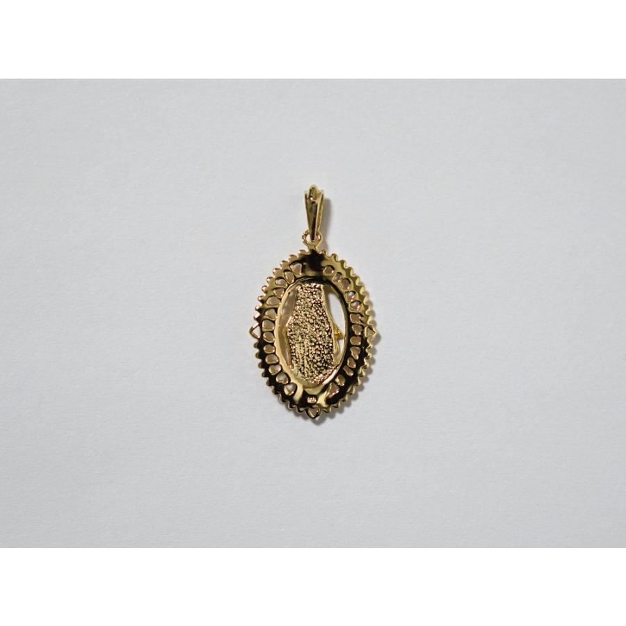 K18 マリアメダイユ ペンダントトップ 聖母マリア メダイ rpa2820221