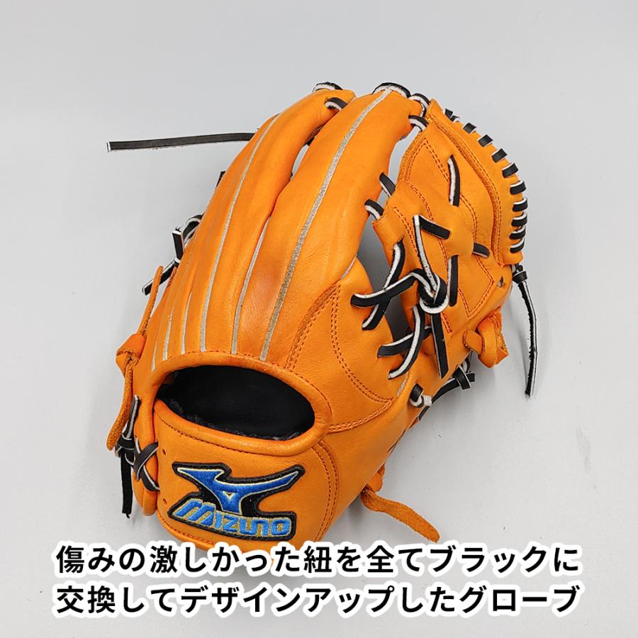 MIZUNO（ミズノ） 【全紐交換済み】 軟式グローブ / 内野手用 型付け