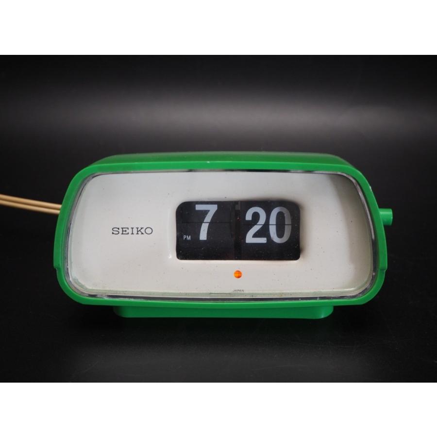SEIKO（セイコー） パタパタ時計 DZ634 グリーン 50-60Hz 日本全国使用