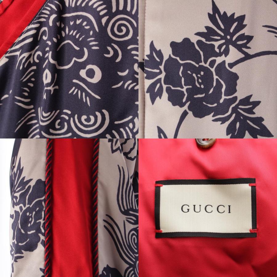 GUCCI（グッチ） 16年 カタカナロゴ スカジャン 460820 レッド 48