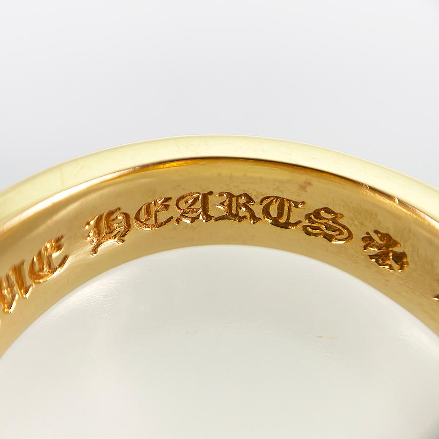 クロムハーツ ネガティブCHクロスバンドリング 22K 14.5号(54-55