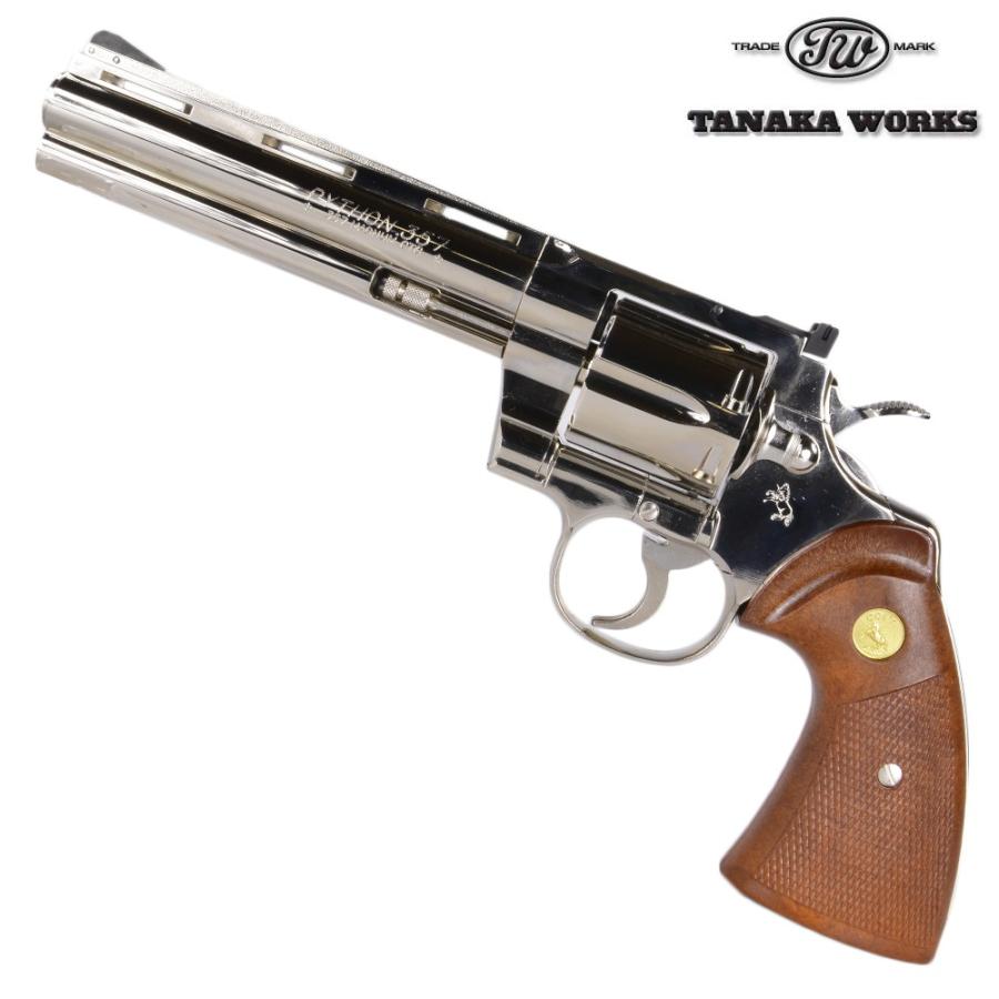 タナカ 発火式モデルガン コルト パイソン Rモデル 357マグナム 6