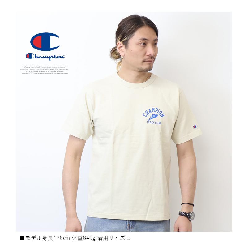 Champion（チャンピオン） ヴィンテージウォッシュ プリント 半袖T