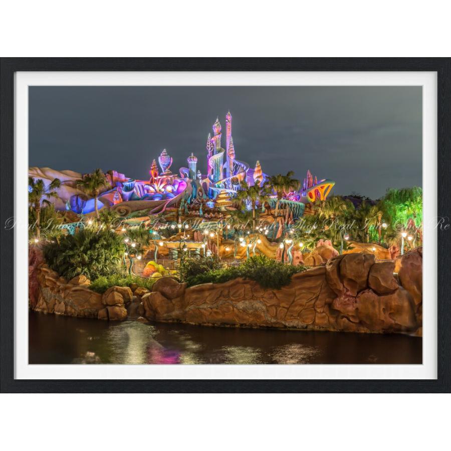 絵画風 壁紙ポスター (はがせるシール式) ディズニーシーの夜景