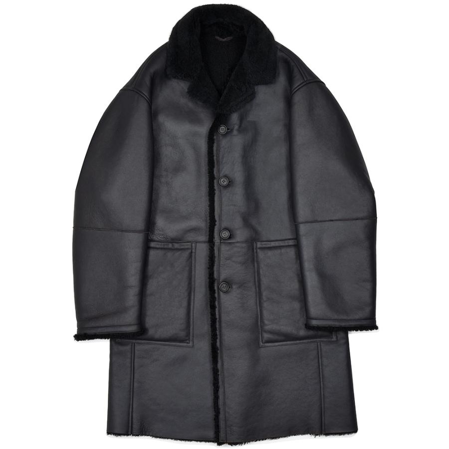 EMMETI（エンメティ）SAXTON ムートン チェスターコート : ring - 通販