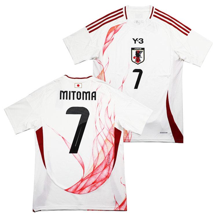 adidas（アディダス） ＃7 三苫薫 サッカー 日本代表 2024 アウェイ