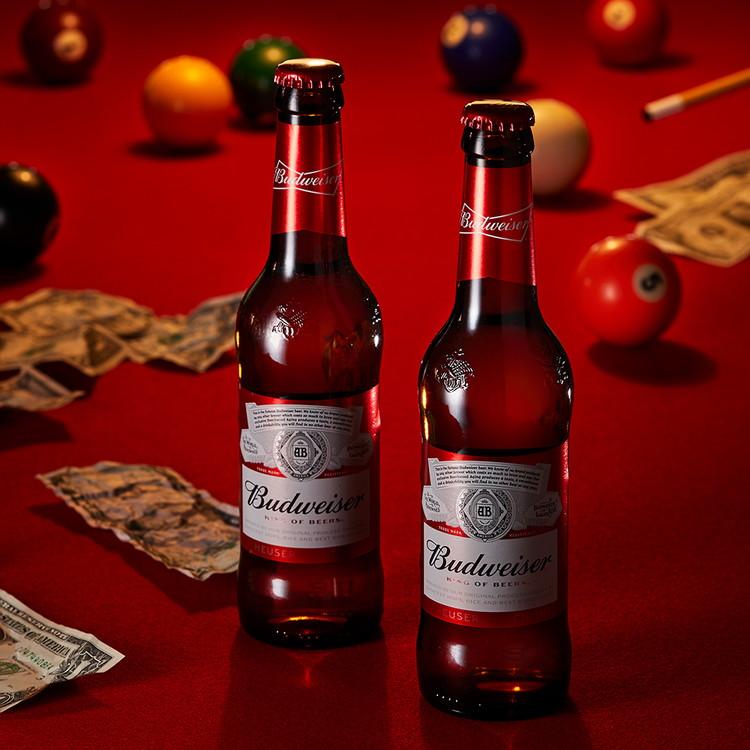 KING OF BEERS バドワイザー 330ml 瓶 × 2本 ビール Budweiser ギフト