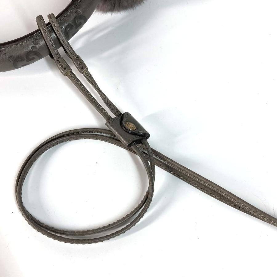 GUCCI（グッチ） 美品 245929 GG イヤーマフラー 耳あて イヤー