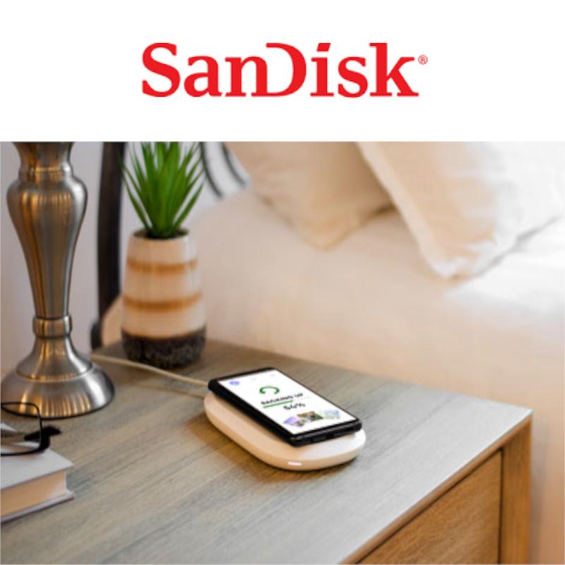 iXpand 【中古】iXpand ワイヤレス充電器 256GB ホワイト SanDisk