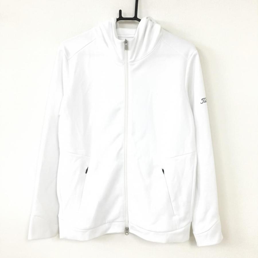 ☆10%OFF価格☆【超美品】TITLEIST タイトリスト ジップパーカー 白 裏