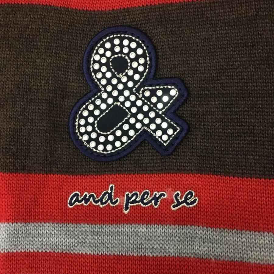 10%OFF価格／(美品)and per se アンパスィ ニットジャケット レッド