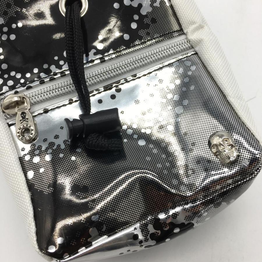 美品】MARK＆LONA マークアンドロナ ボールケース ポーチ シルバー×黒