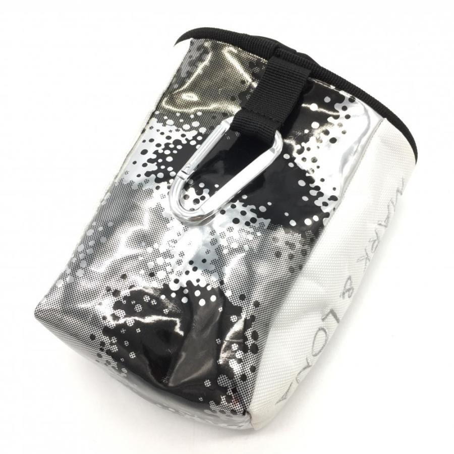 美品】MARK＆LONA マークアンドロナ ボールケース ポーチ シルバー×黒
